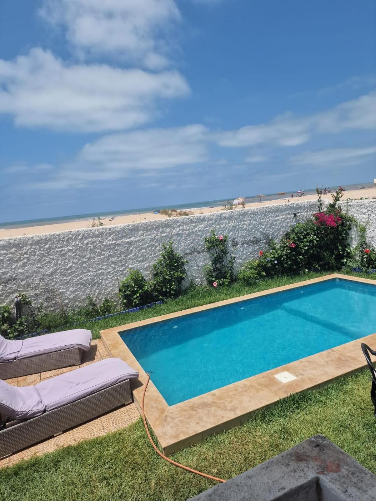 La Petite Villa Avec Piscine Pieds Dans L'Eau 西迪拉哈尔 外观 照片