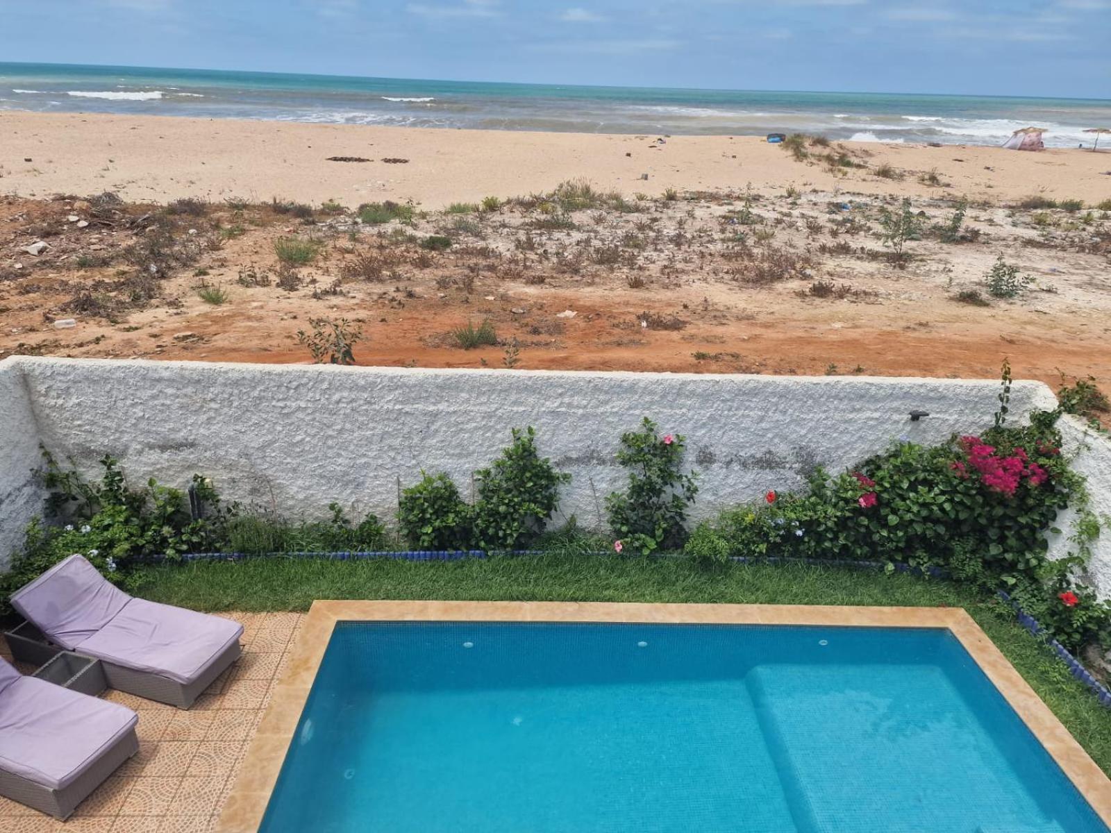 La Petite Villa Avec Piscine Pieds Dans L'Eau 西迪拉哈尔 外观 照片